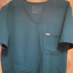 Figs Men Caribbean blue chesic top medium